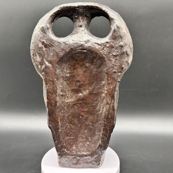 Africa Tribal Mask Liqueur Italy Decanter F.Lli Marchi Hand Painted - Picture 2 of 5